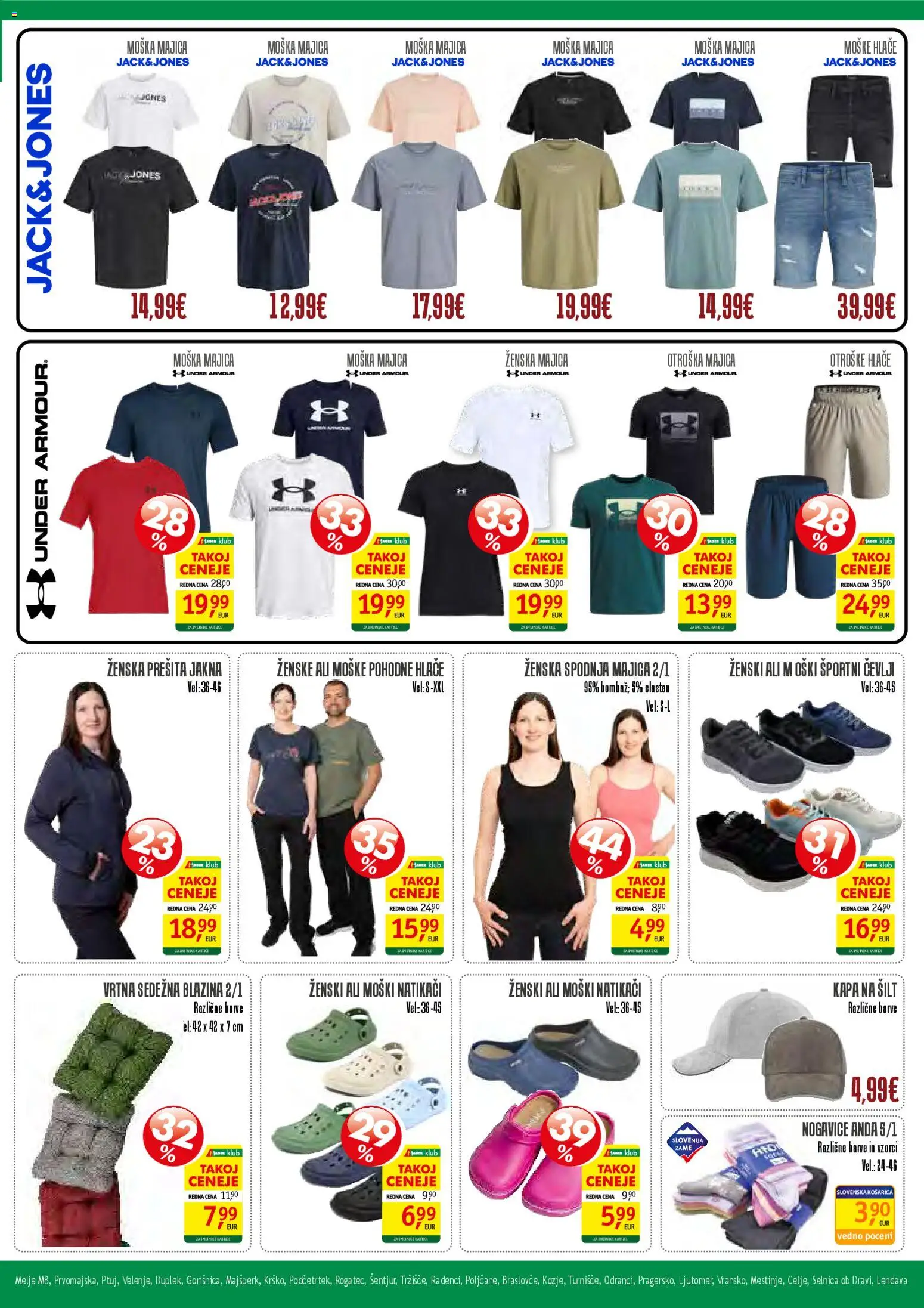 Novi Jager katalog ponudbe – veljaven od 22.04.2026 | Stran: 2 | Izdelki: Blazina, Majica, Hlace, Natikaci