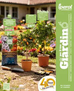 Anteprima del volantino Iperal volantino Giardino valido a partire dal 18.03.2026