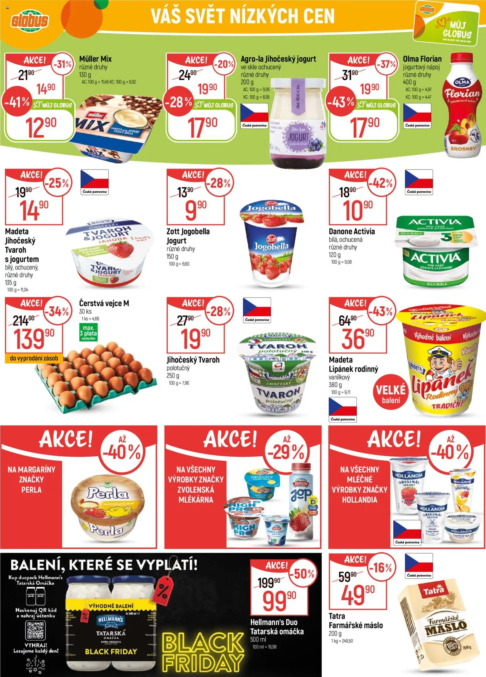Globus leták - Opava od 12.11.2025 | Strana: 21 | Produkty: Globus, Jogurt, Tvaroh, Jogobella