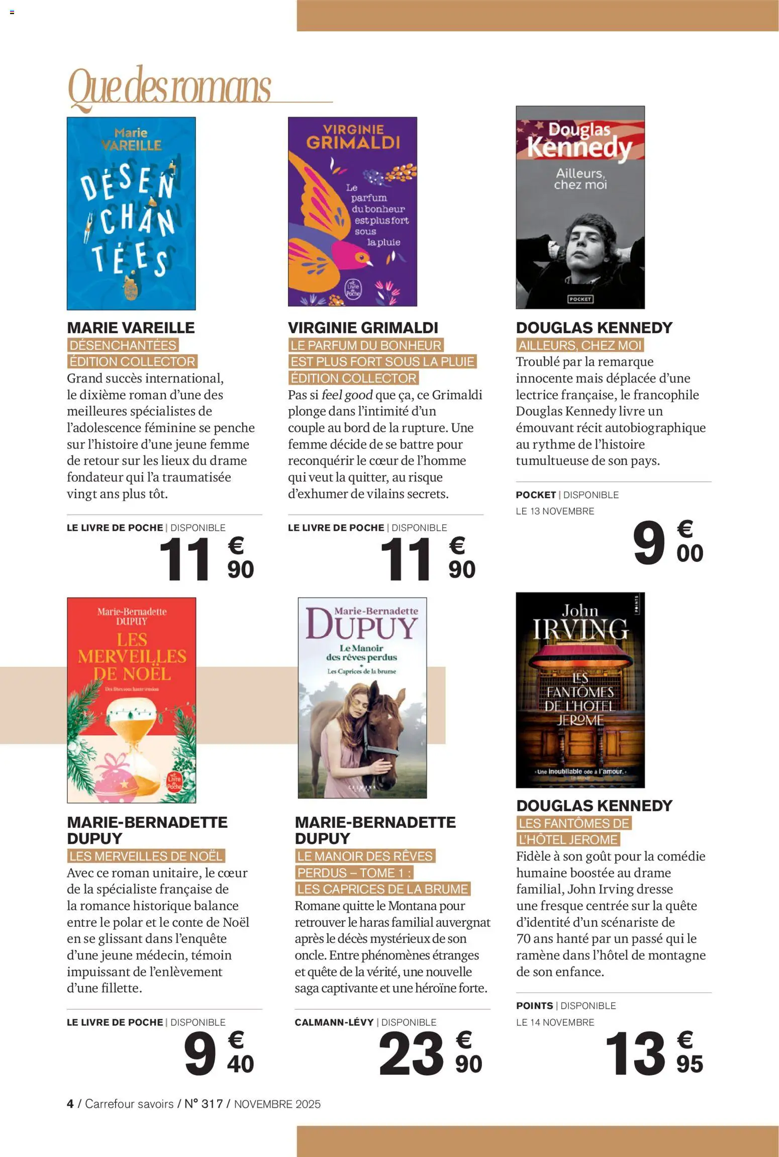 {H1} | Page: 4 | Produits: Parfum, Mais, Livre