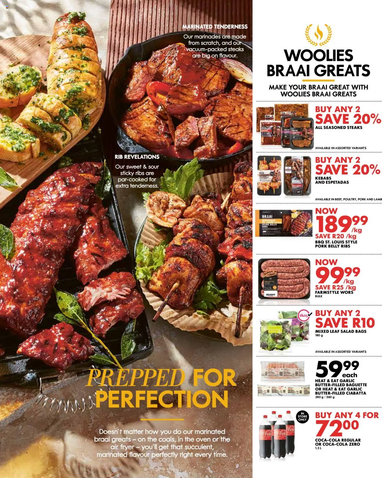 New Woolworths catalogue – valid from 08.09.2025 | Page: 3 | Products: Ribs, Air fryer, Pork, Garlic
