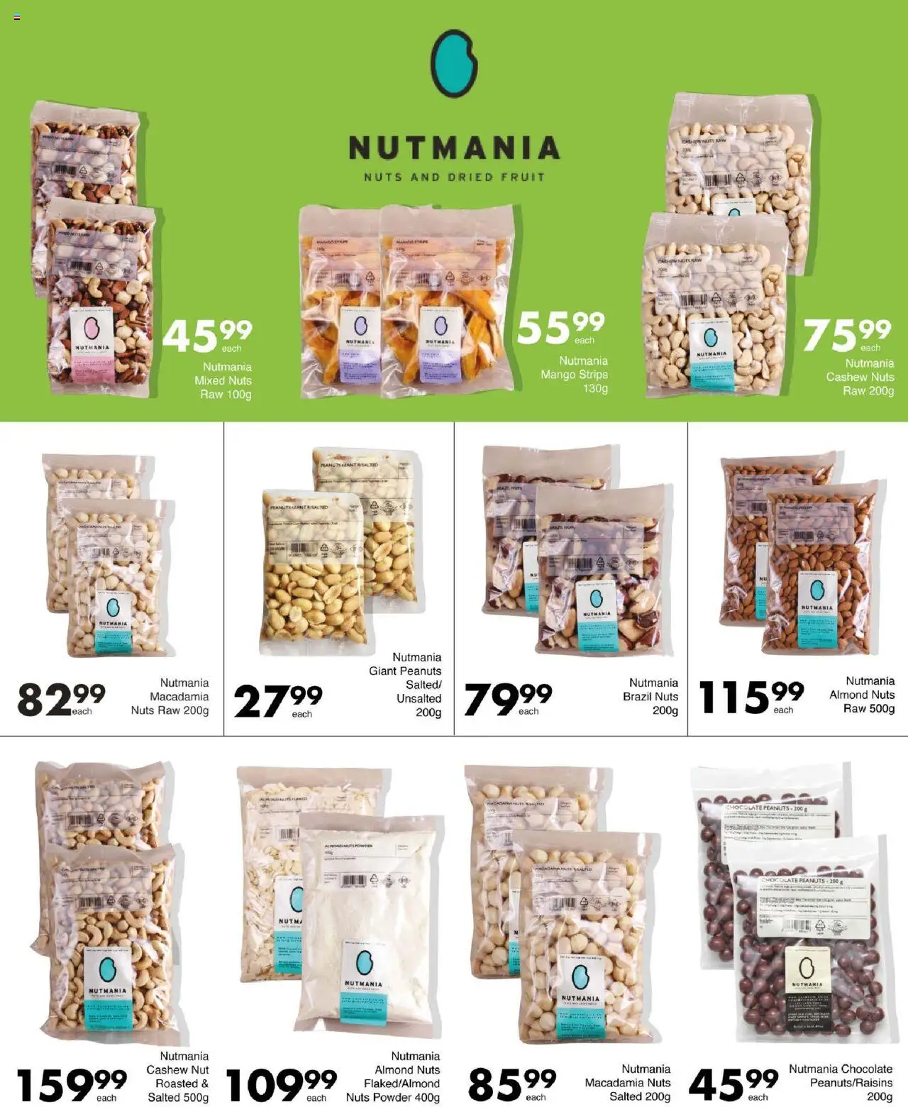 New Save catalogue – valid from 11.09.2025 | Page: 39 | Products: Powder, Peanuts, Fruit, Mango
