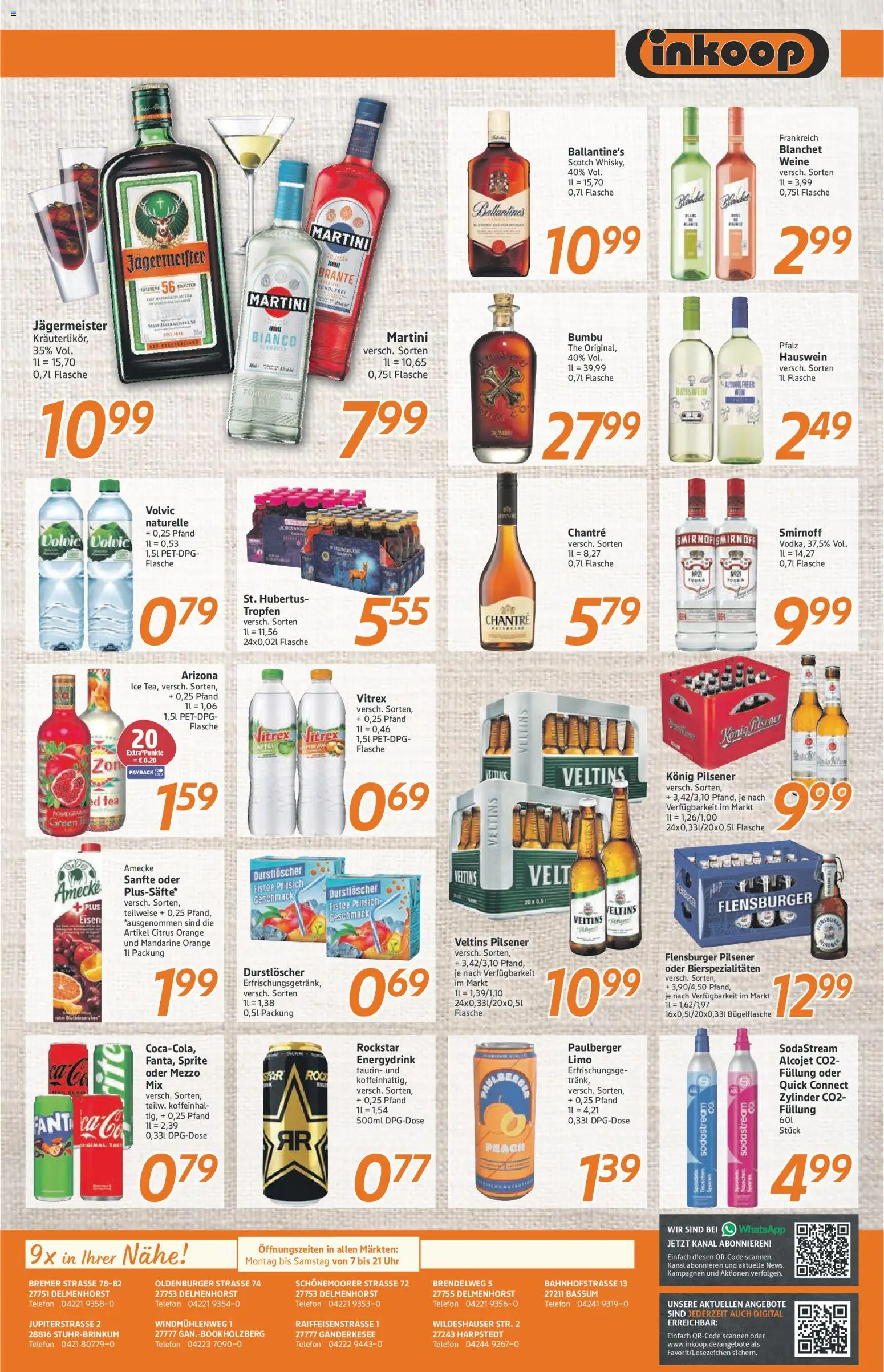 Inkoop Prospekt – gültig ab 19.01.2026 | Seite: 7 | Produkte: Konig pilsener, Pfirsich, Telefon, Uhr