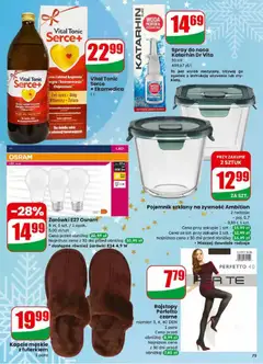 Pogląd oferty "Rajstopy Perfetto czarne, Black tights, size: 3, 4, 40 DEN, 1 pair" - ważna od 17.12.2025 | Strona: 75 | Produkty: Kapcie, Żelazo, Żarówki, Woda