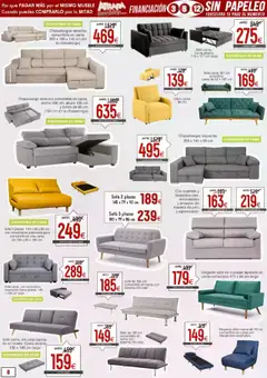 Atrapa Muebles folleto │ válido desde el 01.08.2025 | Página: 8 | Productos: Sofá cama, Cama, Sofá, Sillón