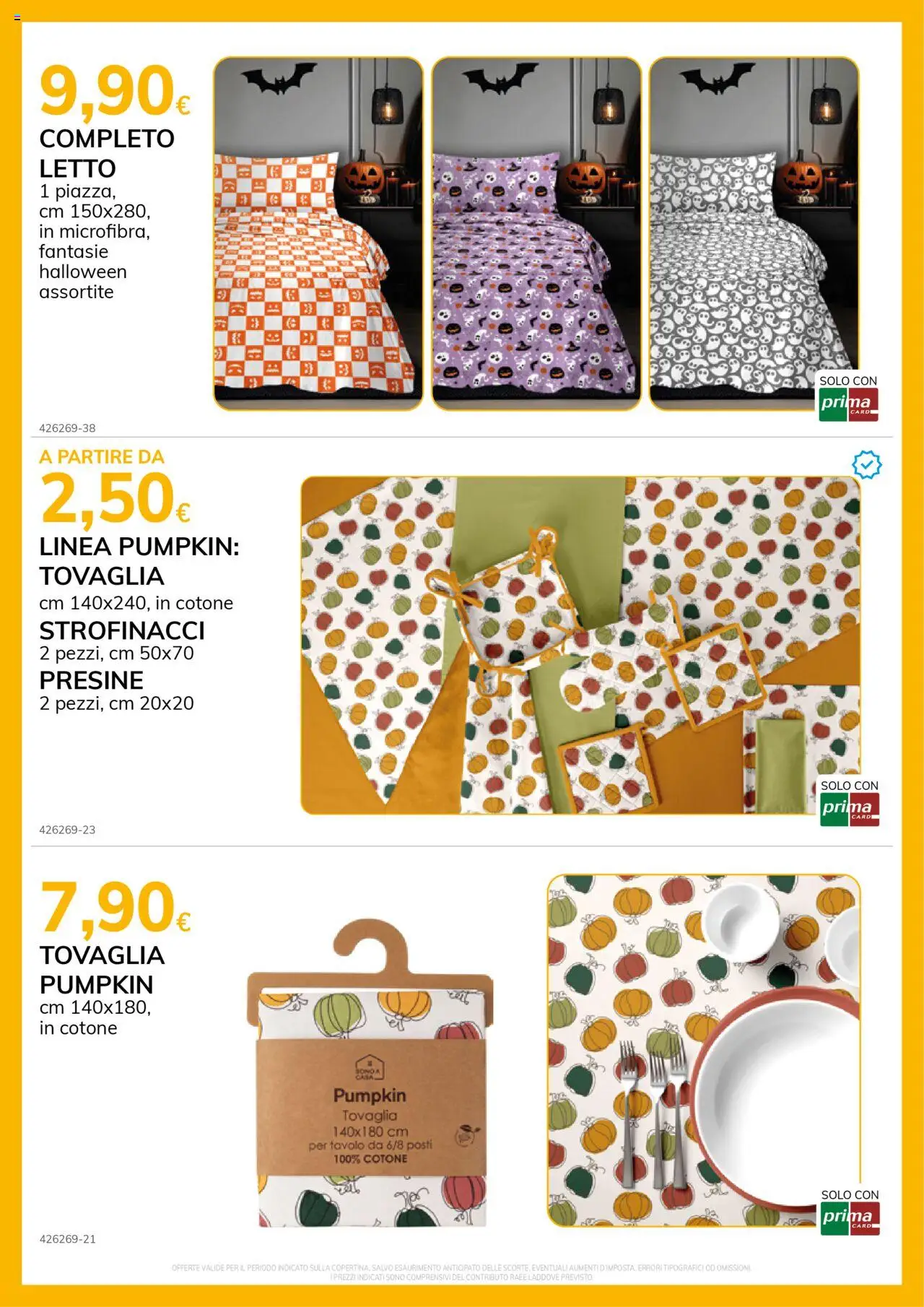 Volantino Basko del 14.10.2025 | Pagina: 9 | Prodotti: Letto, Tavolo, Tovaglia, Strofinacci