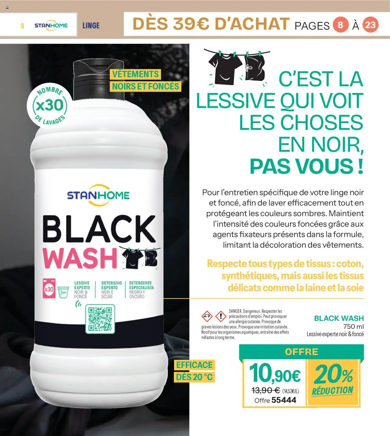 {H1} | Page: 8 | Produits: Mais, Détergent, Lessive, Vêtements