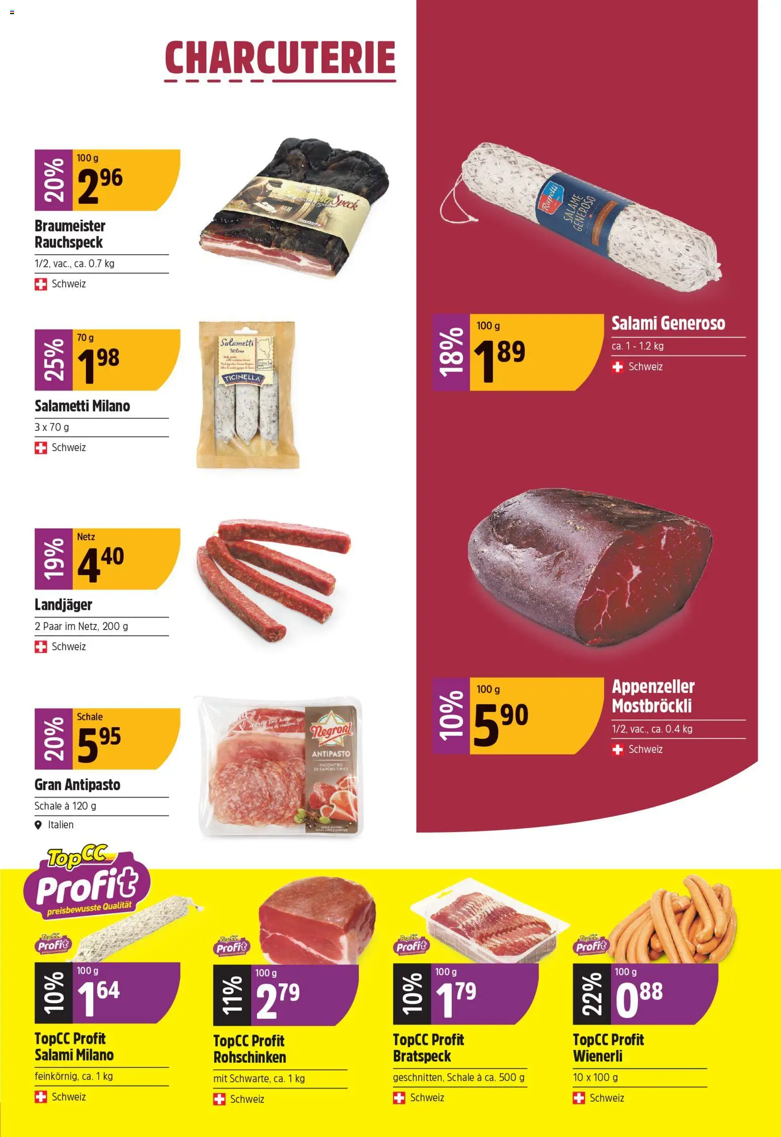 TopCC aktionen – gültig ab 04.05.2026 | Seite: 7 | Produkte: Salami