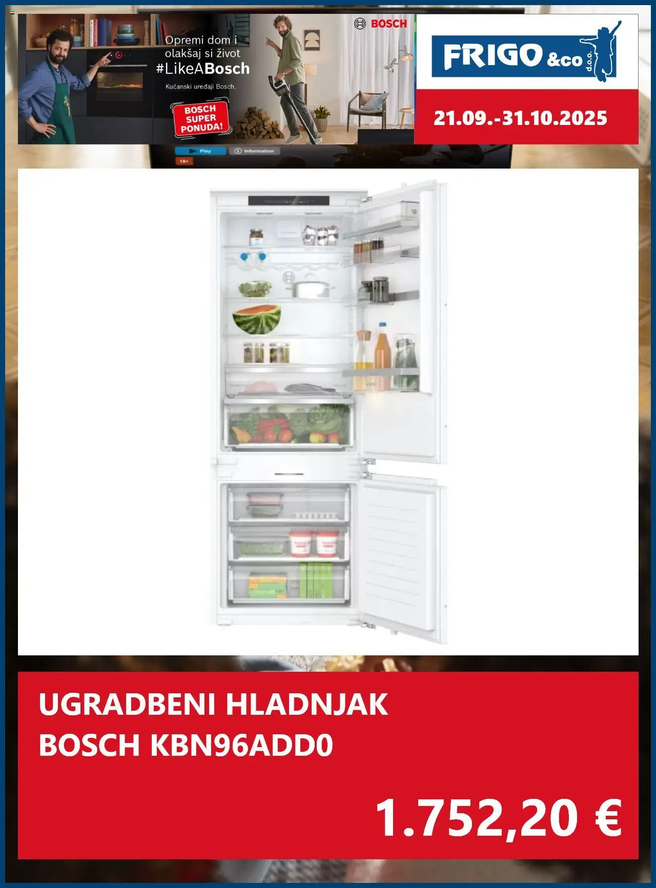 FRIGO & Co. katalog | vrijedi od 21.10.2025 | Stranica: 5 | Proizvodi: Hladnjak
