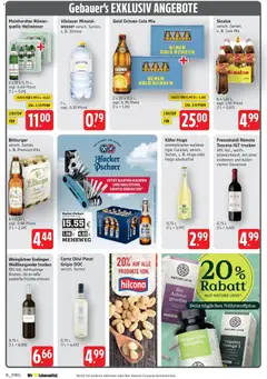 Käfer Hugo, aromatisierter weinhaltiger Cocktail, versch. Sorten, z. B. Hugo oder Hugo alkoholfrei ab 20.04.2026 gültig | Seite: 8 | Produkte: Sinalco, Pils, Mineralwasser, Wasser