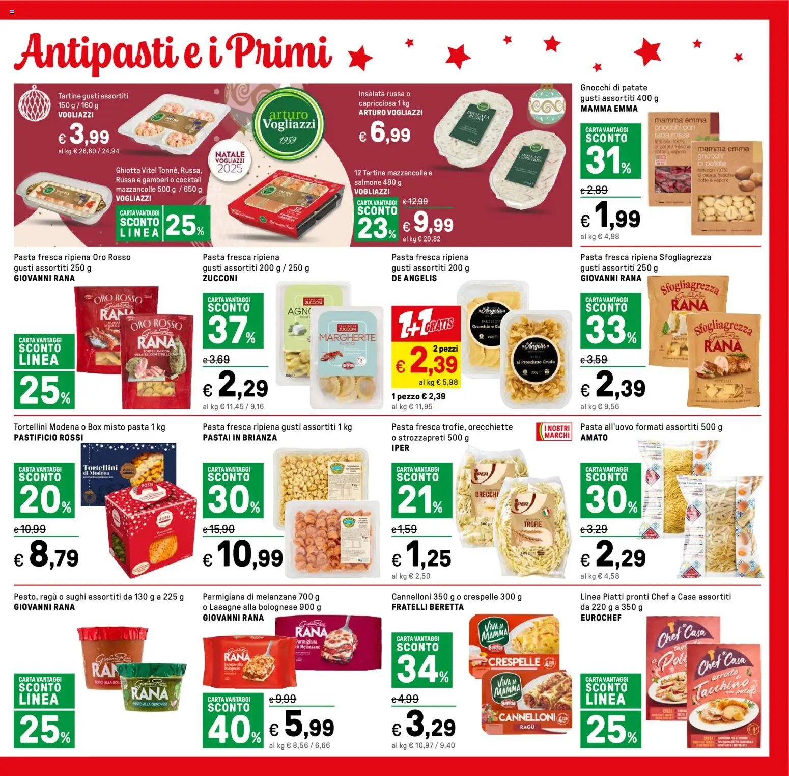 Volantino Iper del 15.12.2025 | Pagina: 9 | Prodotti: Mazzancolle, Pesto, Melanzane, Gnocchi