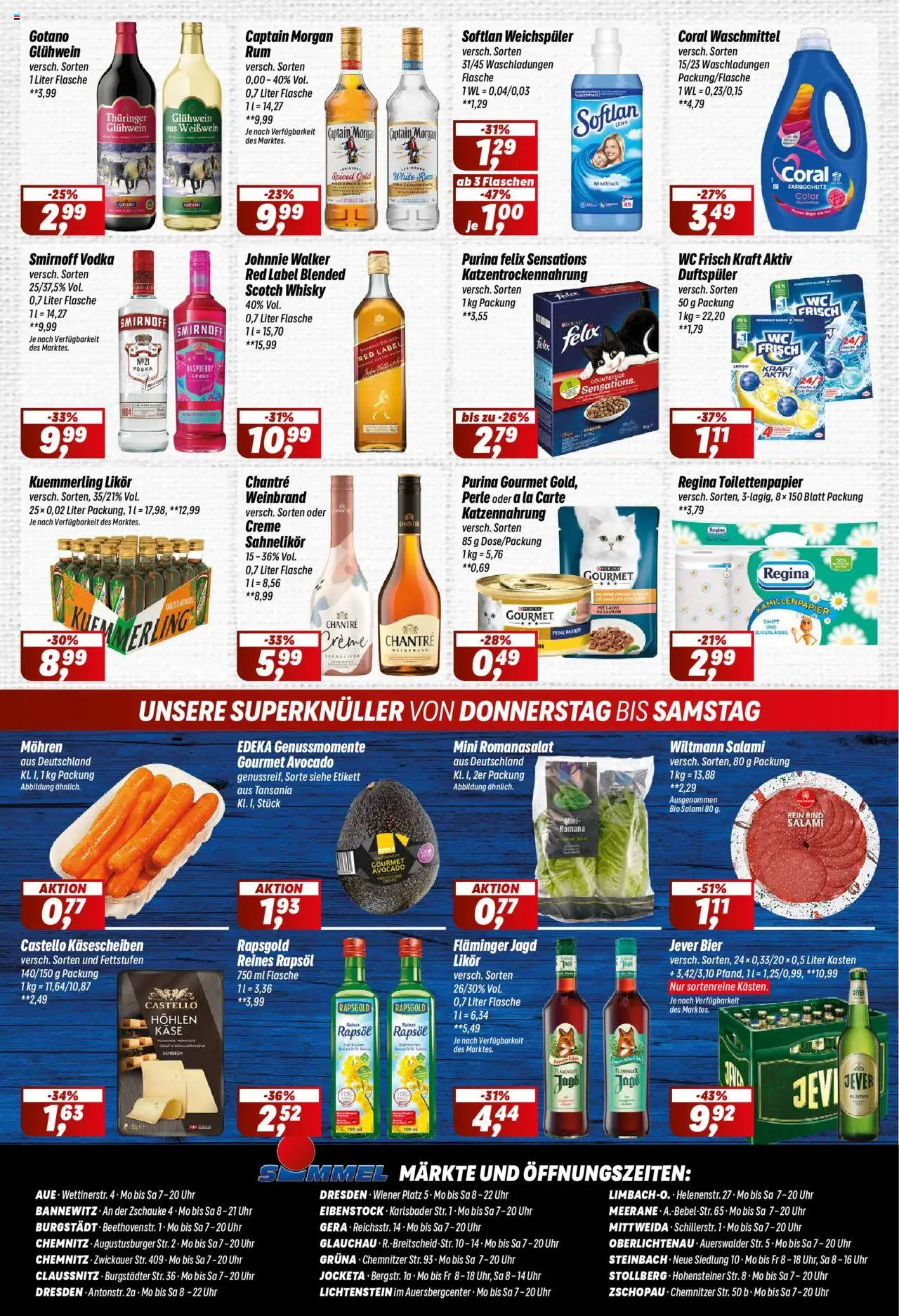 Simmel Prospekt 	 – gültig ab 20.10.2025 | Seite: 8 | Produkte: Whisky, Mohren, Captain morgan, Vodka