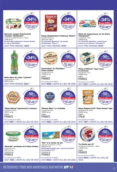 Monoprix - Prévisualisation de Monoprix catalogue valide à partir de 02.12.2025 | Page: 11 | Produits: Crème de lait, Vin, Camembert, Crème