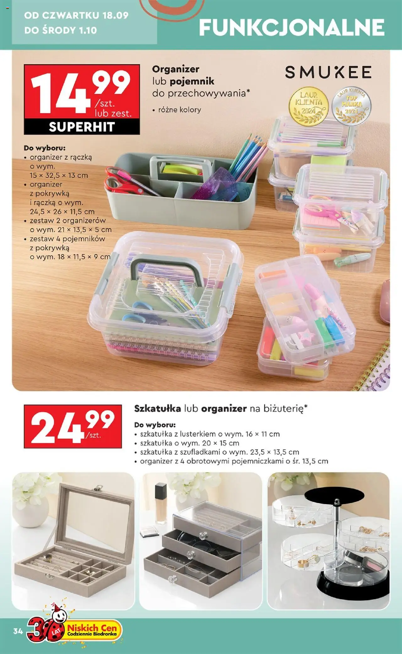 Biedronka gazetka - Hity i inspiracje od 15.09.2025 | Strona: 36