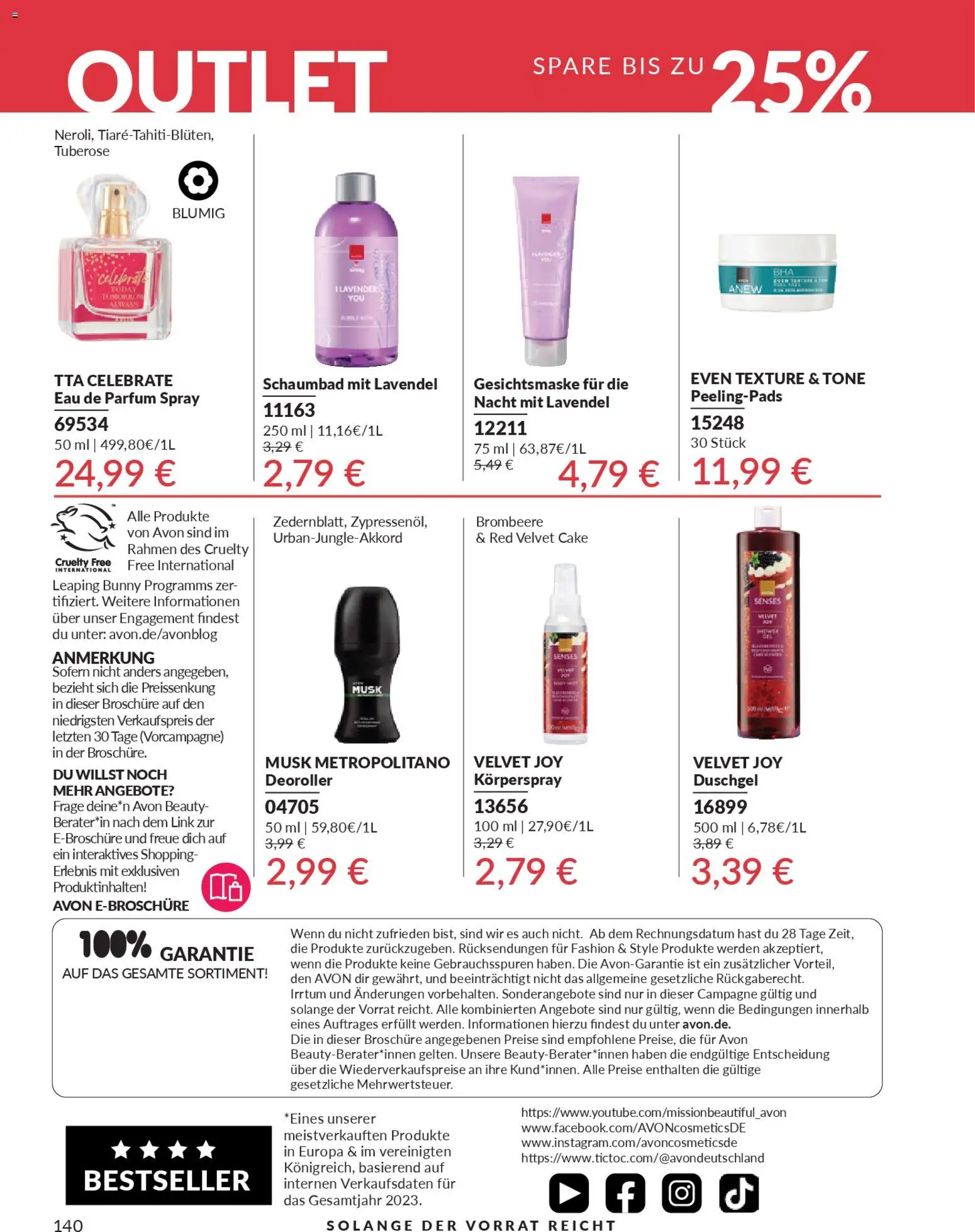 AVON Katalog März 2026 – gültig ab 01.03.2026 | Seite: 142 | Produkte: Parfüm, Eau de Parfum, Lavendel, Gesichtsmaske