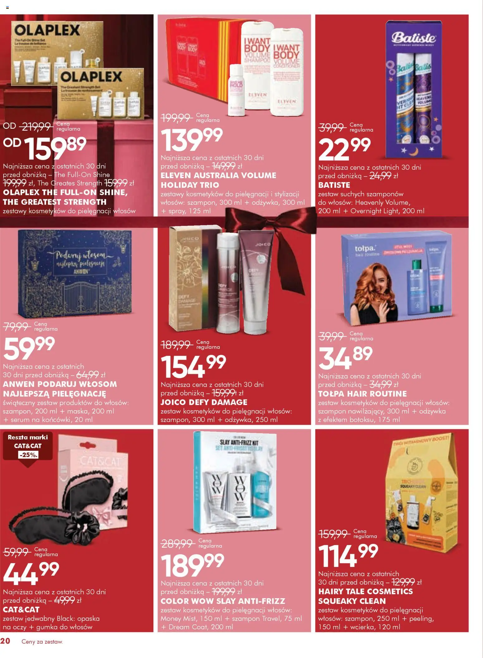 Super-pharm Gazetka - Jakie Piękne Święta od 01.12.2025 | Strona: 20 | Produkty: Szampon, Odżywka, Body