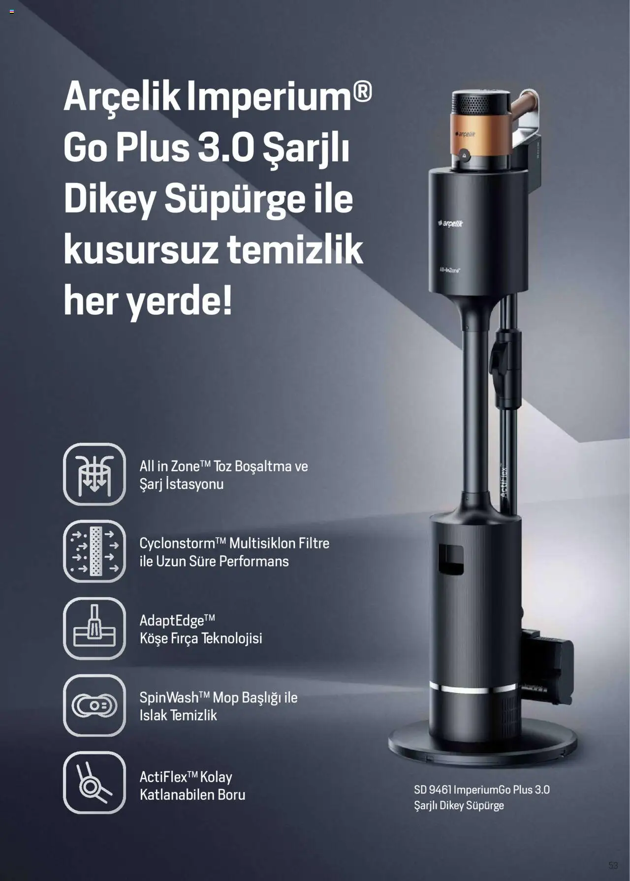 Arçelik Katalog - 01.10.2025 tarihinden itibaren geçerlidir | Sayfa: 53 | Ürünler: Fırça