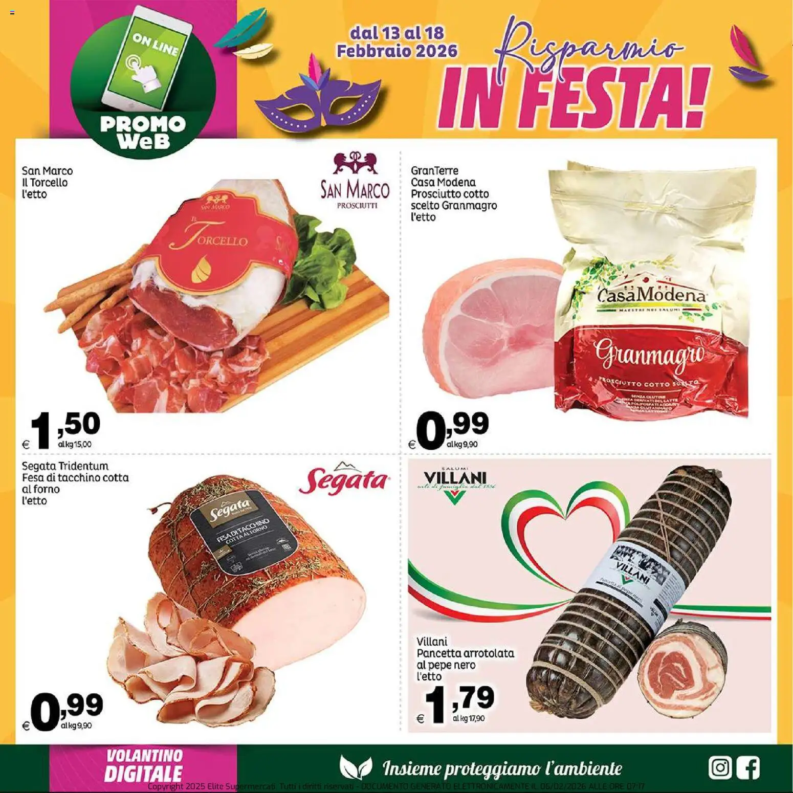 Volantino Elite Supermercati del 13.02.2026 | Pagina: 6