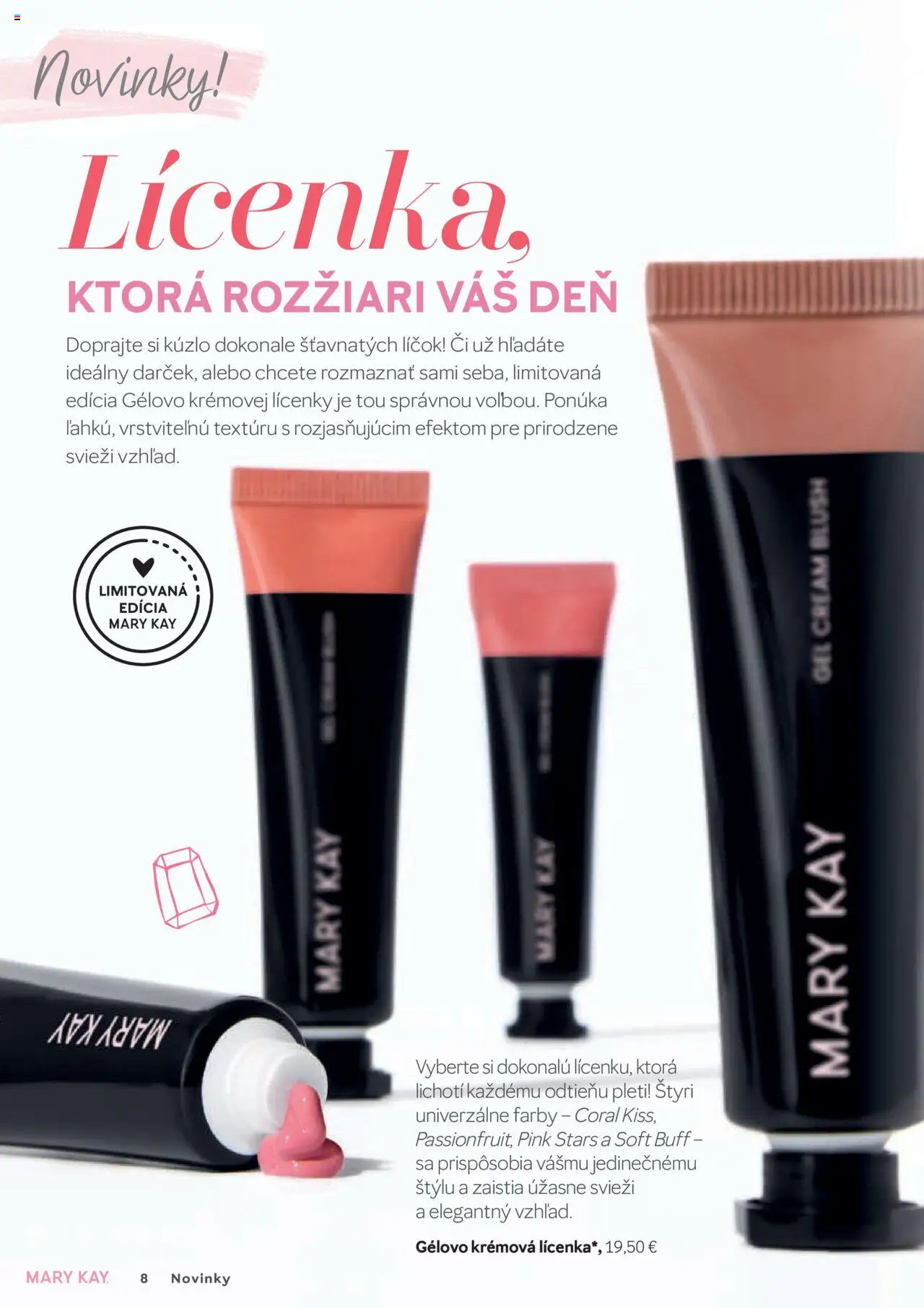 Mary Kay katalóg │ platný od 16.07.2025 | Strana: 8 | Produkty: Lícenka