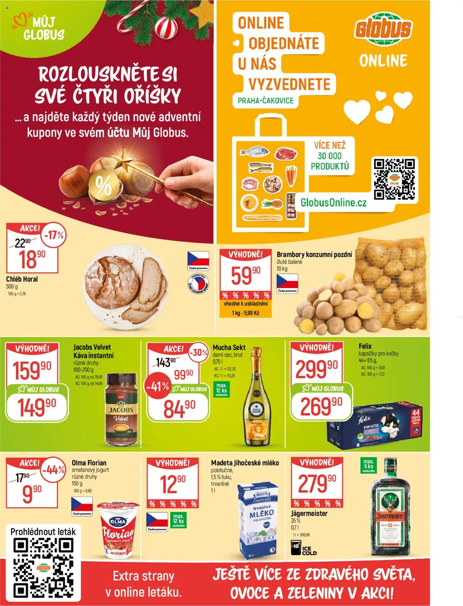 Globus leták od 03.12.2025 | Strana: 2 | Produkty: Jägermeister, Globus, Smetanový jogurt, Mucha sekt