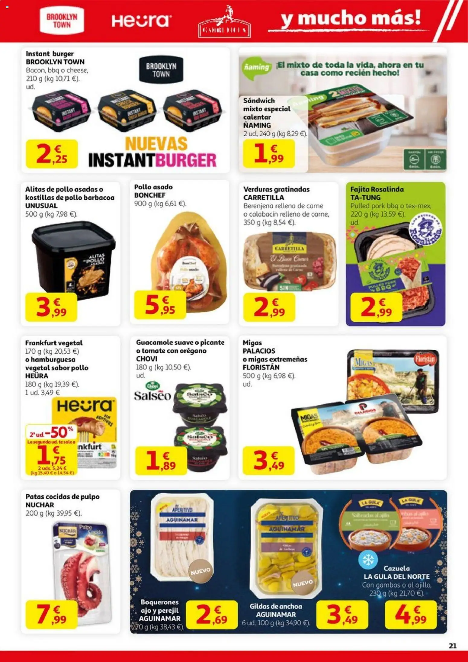 Alcampo - HP Nacional  │ válido desde el 23.10.2025 | Página: 21 | Productos: Guacamole, Té, Barbacoa, Σοκολατούχο γάλα