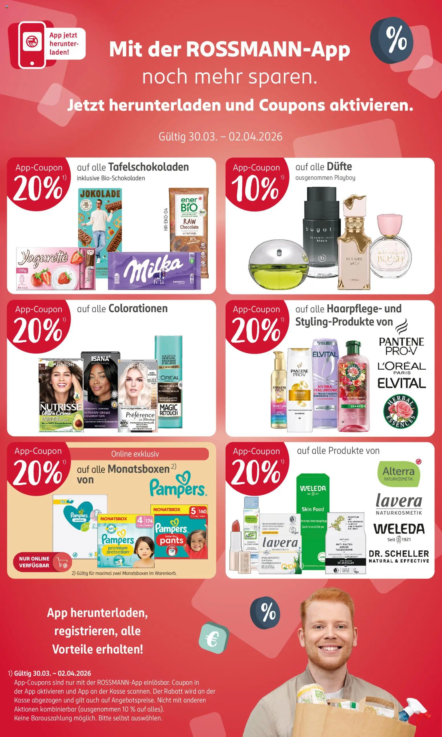 Rossmann Prospekt 	 | 30.03.2026 | Wie erhält man einen begrenzten Rabatt? | Deutschland
