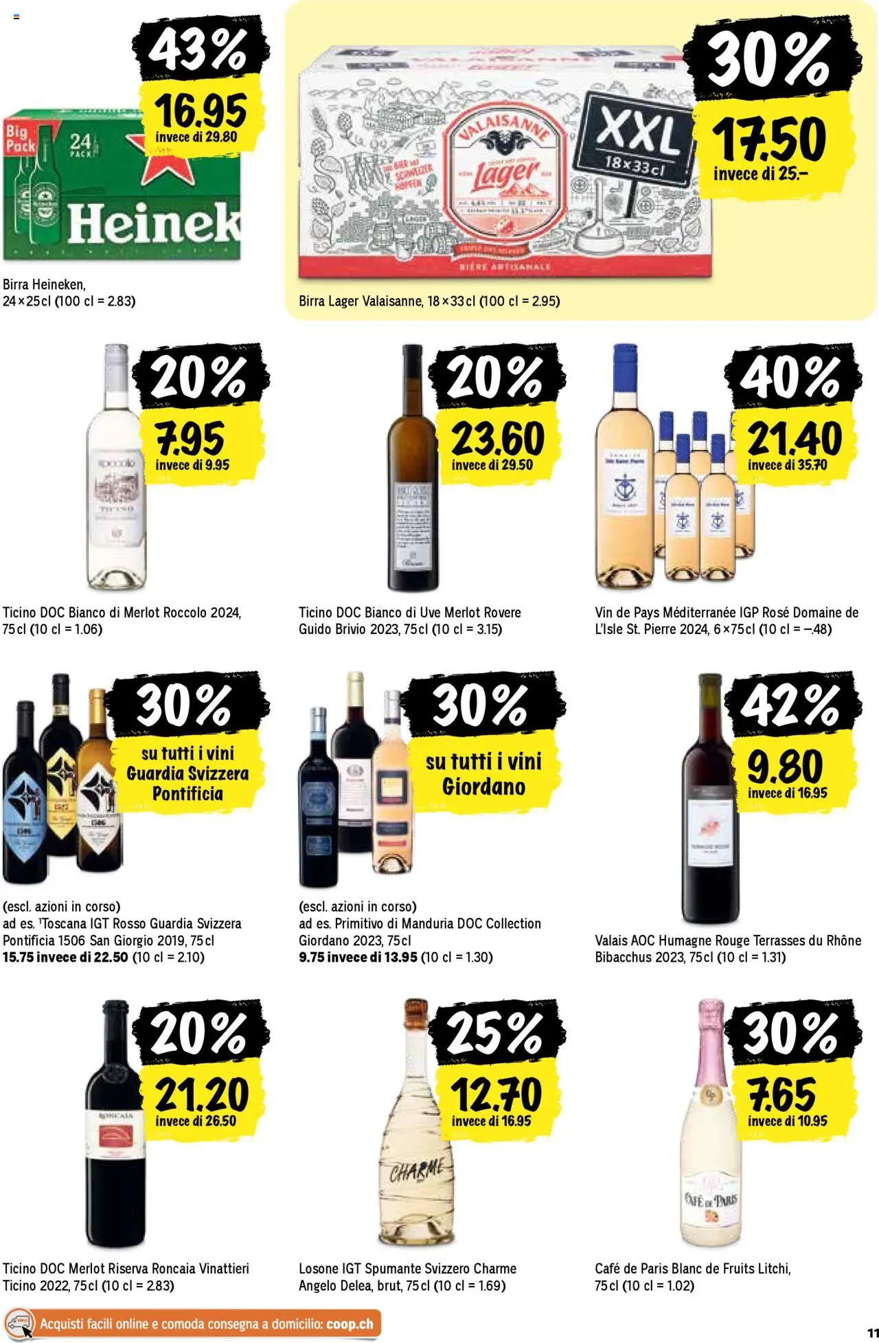 Coop - Una settimana di azioni ab 31.07.2025 | Seite: 11 | Produkte: Merlot, Rouge