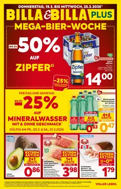 Billa Flugblatt - Tirol ab 19.03.2026 gültig