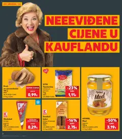 Sladoled kornet, jagoda 120 ml - Pregled kataloga iz trgovine Kaufland, vrijedi od 01.04.2026 | Stranica: 2