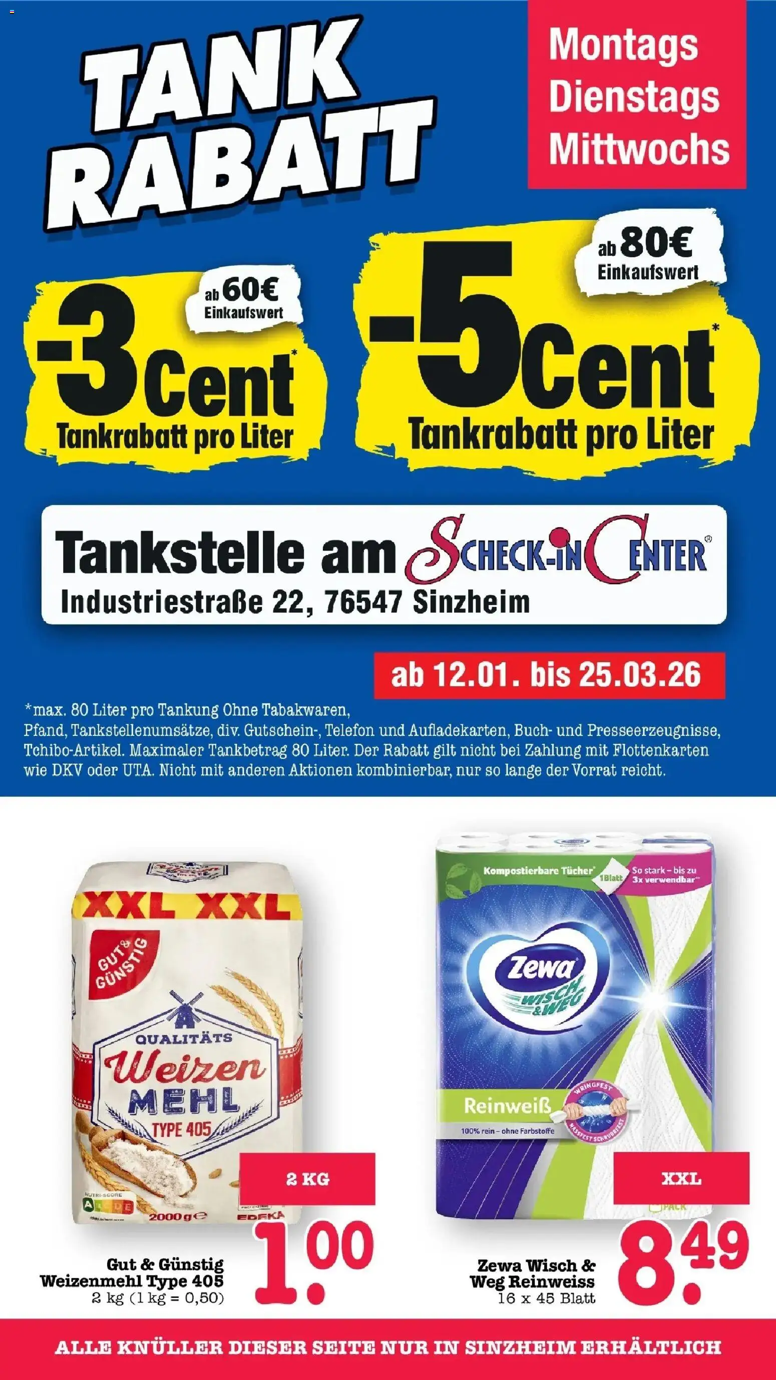 E center Prospekt Sinzheim	 – gültig ab 16.03.2026 | Seite: 67 | Produkte: Mehl, Zewa, Weizenmehl, Telefon