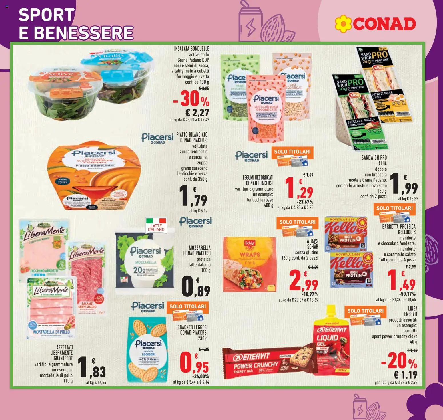Volantino Conad del 25.02.2026 | Pagina: 17 | Prodotti: Salame, Rucola, Zucca, Mortadella
