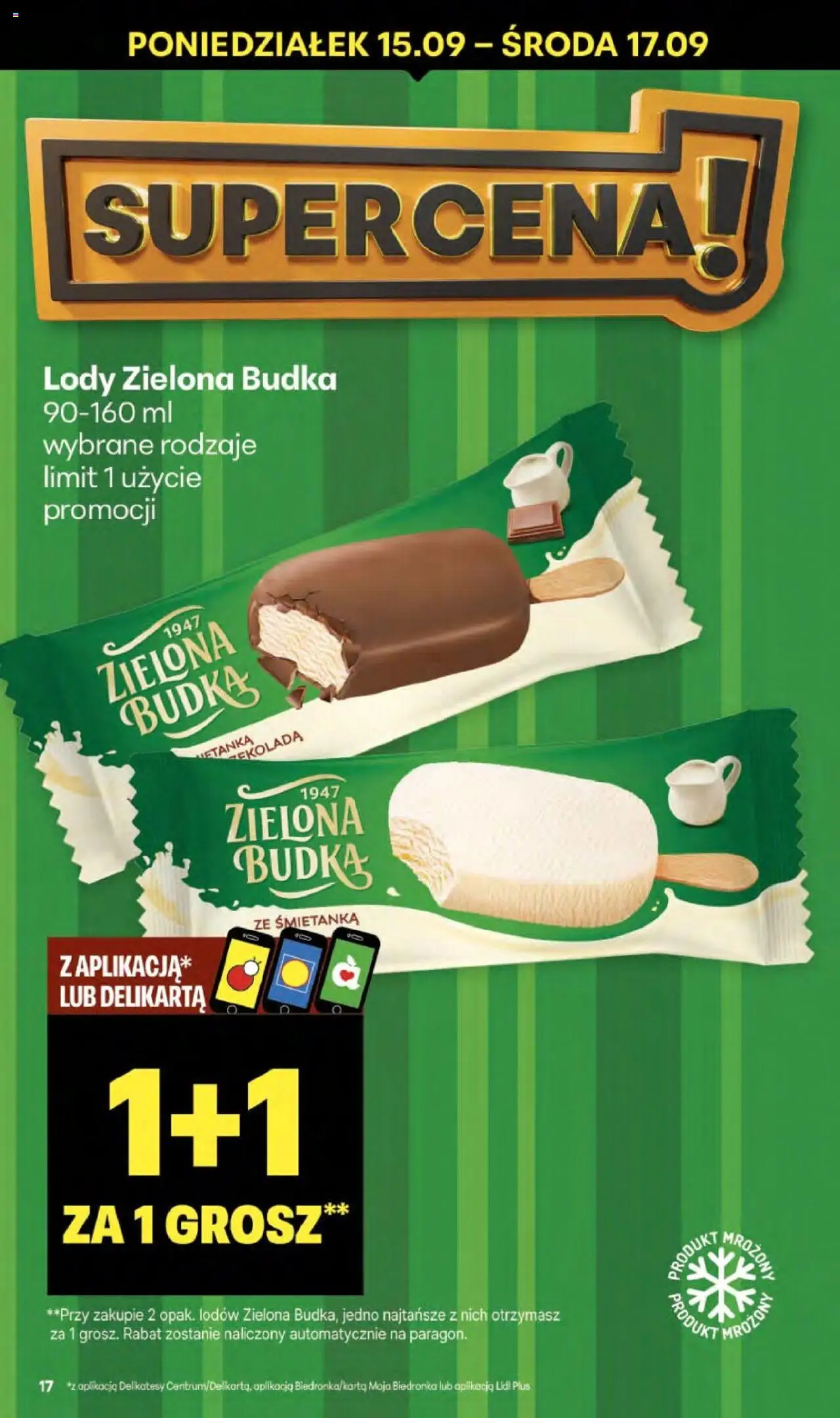 Delikatesy Centrum Gazetka od 11.09.2025 | Strona: 17 | Produkty: Delikatesy, Lody