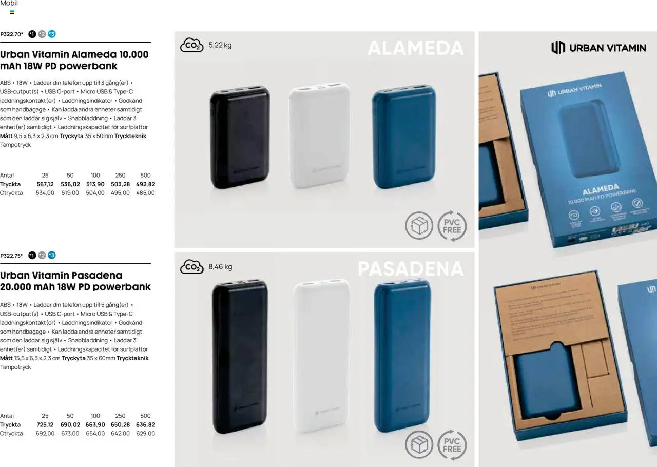 Lyreco reklamblad aktuell från 12.03.2024 | Sida: 241 | Produkter: Telefon, Powerbank, USB
