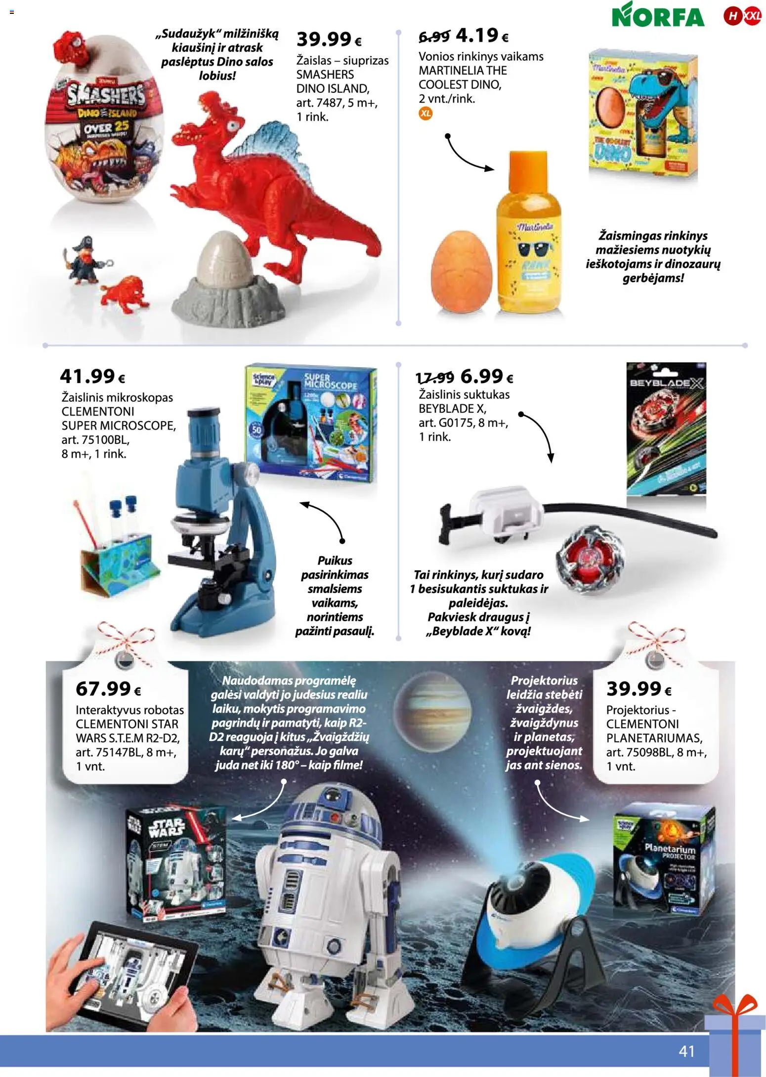 NORFA akcijos nuo 18.11.2025 | Puslapis: 41 | Prekių: Robotas