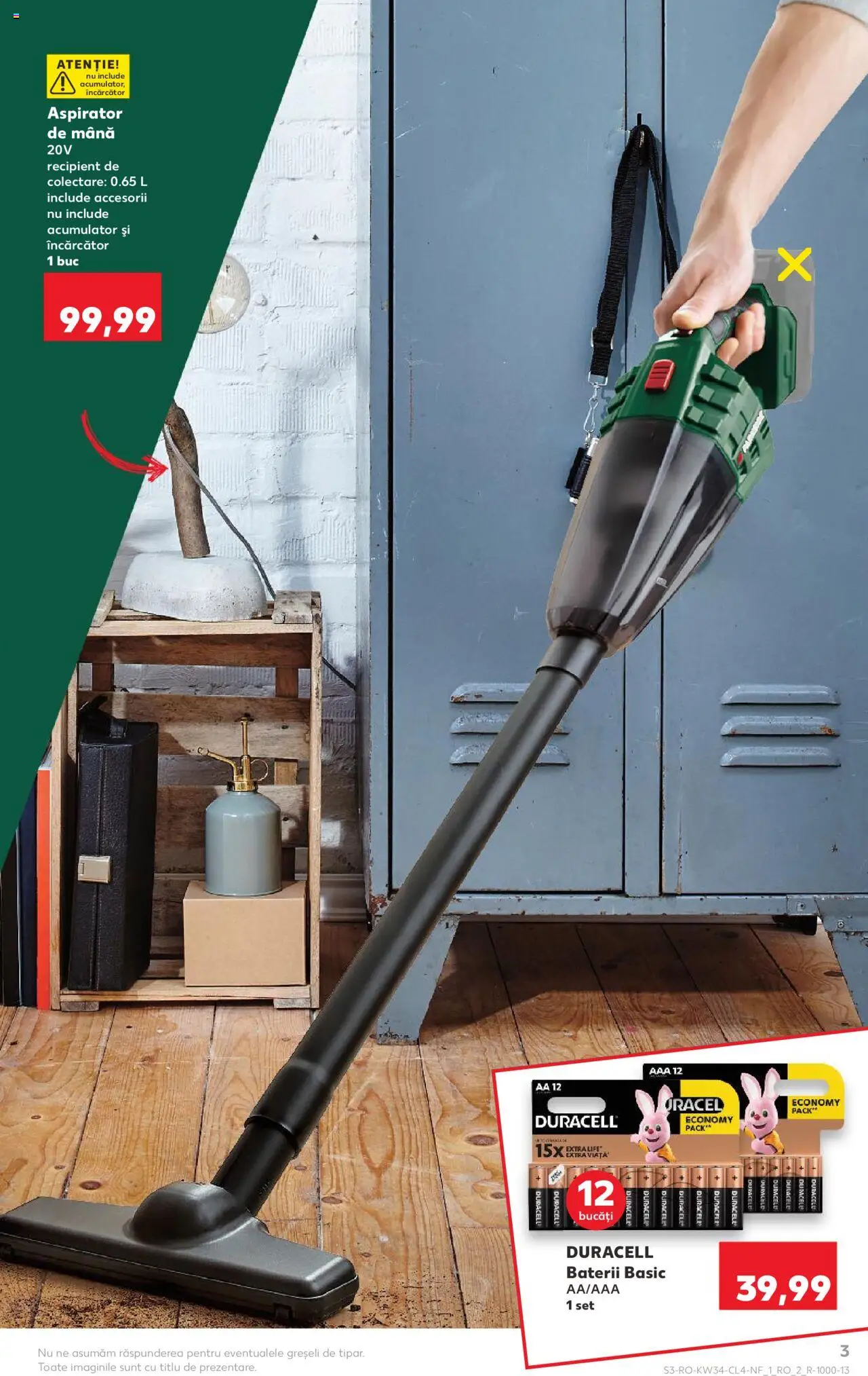 Catalog Kaufland - București – valabil de la 20.08.2025 | Pagină: 3 | Produse: Încărcător, Aspirator, Baterii