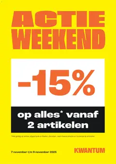 Kwantum - Folder - Voorbeeld van een folder van Kwantum, geldig van 07.11.2025