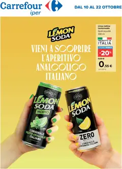 Anteprima del volantino Carrefour Iper - Lemon Soda catalogo valido a partire dal 10.10.2025