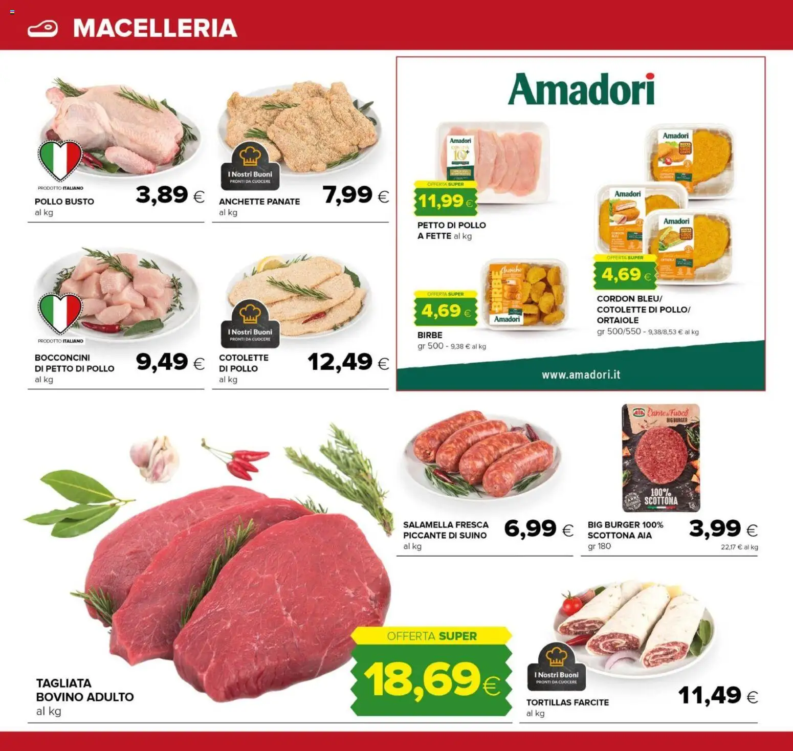 Volantino Oasi del 03.01.2026 | Pagina: 6 | Prodotti: Bovino, Salamella, Pollo, Suino