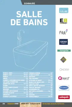 Brico Cash - Prévisualisation de Brico Cash catalogue valide à partir de 04.04.2025 | Page: 232 | Produits: Lavabo, Portes, Douche