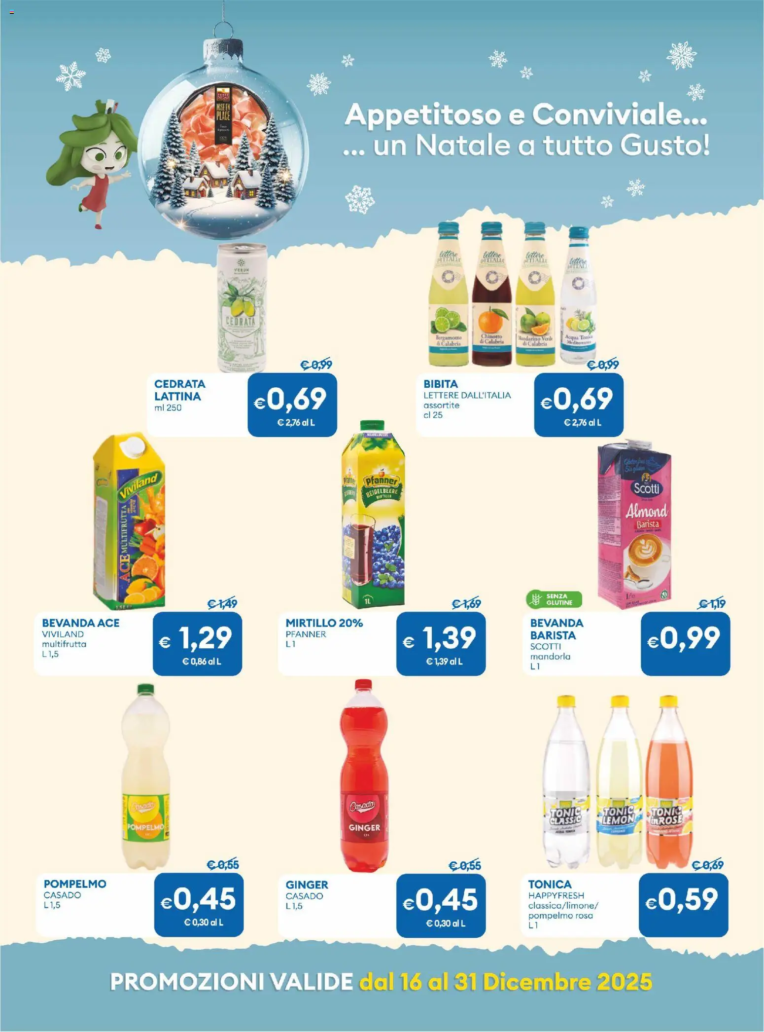 Volantino MD Discount del 16.12.2025 | Pagina: 20 | Prodotti: Pompelmo, Acqua, Bibita, Cedrata