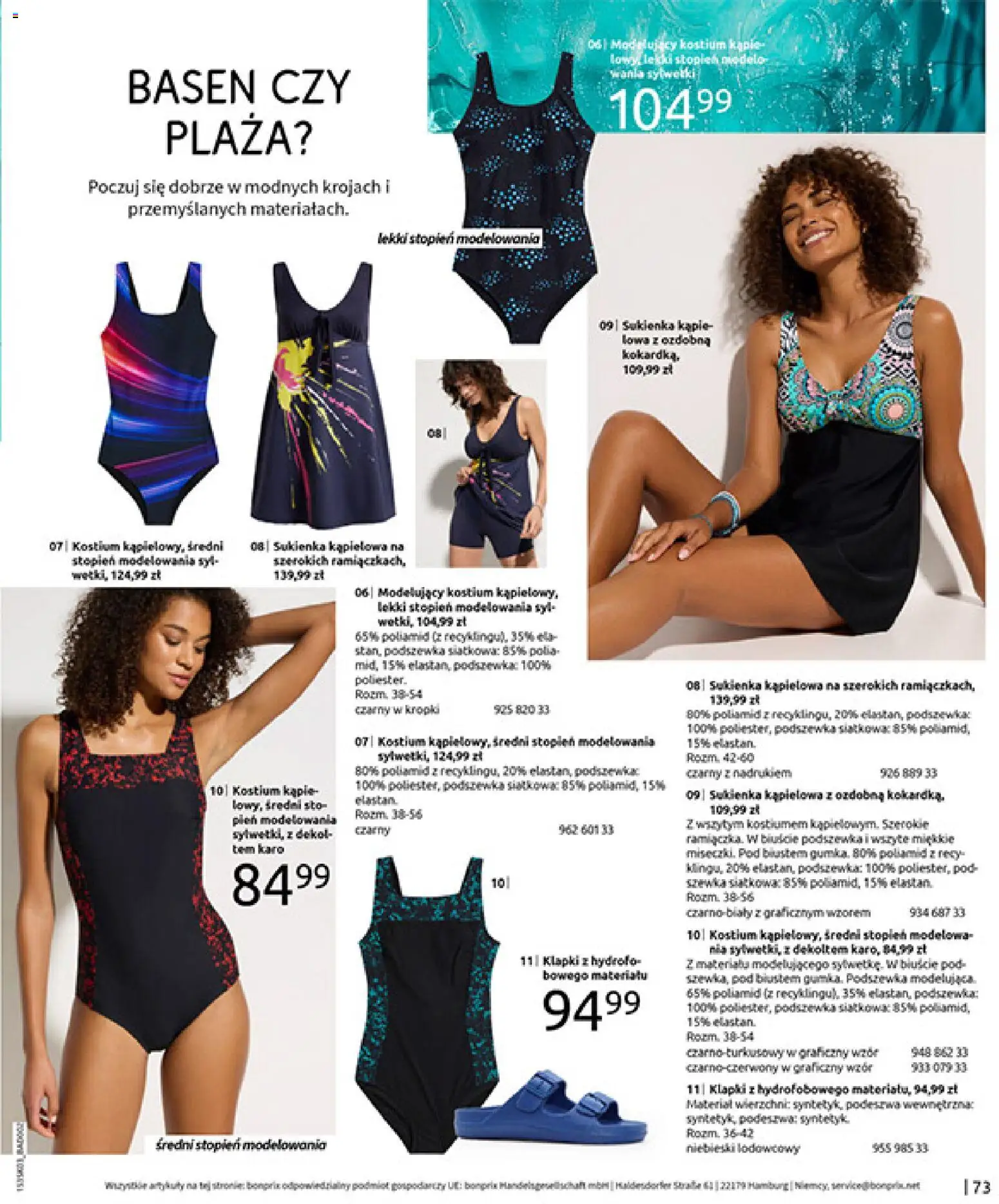 BonPrix Katalog od 03.03.2026 | Strona: 75 | Produkty: Klapki, Sukienka, Basen