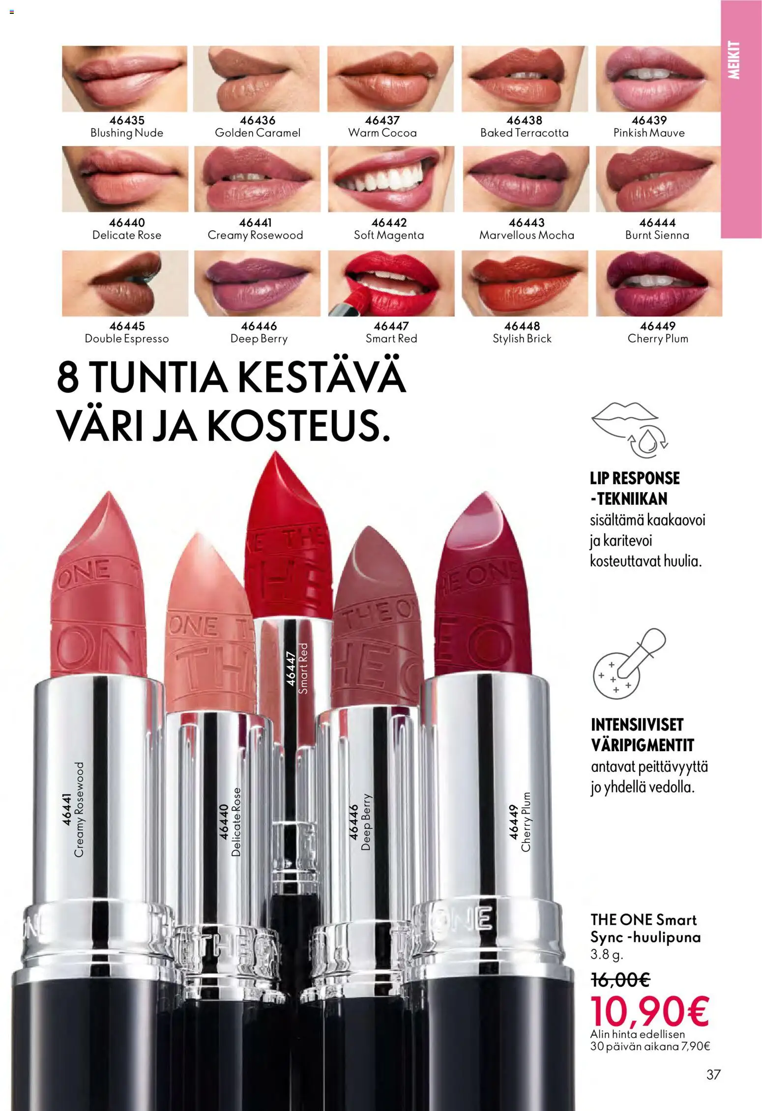 Oriflame - Esite 01 – voimassa 31.12.2025 alkaen | Sivu: 37 | Tuotteet: Huulipuna