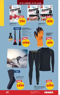PENNY Akciós újság - amely érvényes a következő dátumtól: 22.01.2026 | Oldal: 33