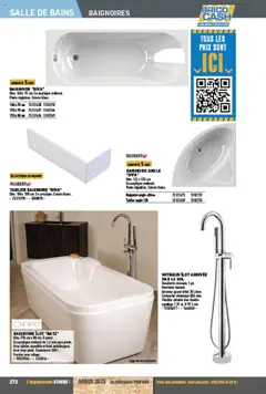 Brico Cash - Prévisualisation de Brico Cash catalogue valide à partir de 04.04.2025 | Page: 272 | Produits: Tablier, Baignoire, Cartouche