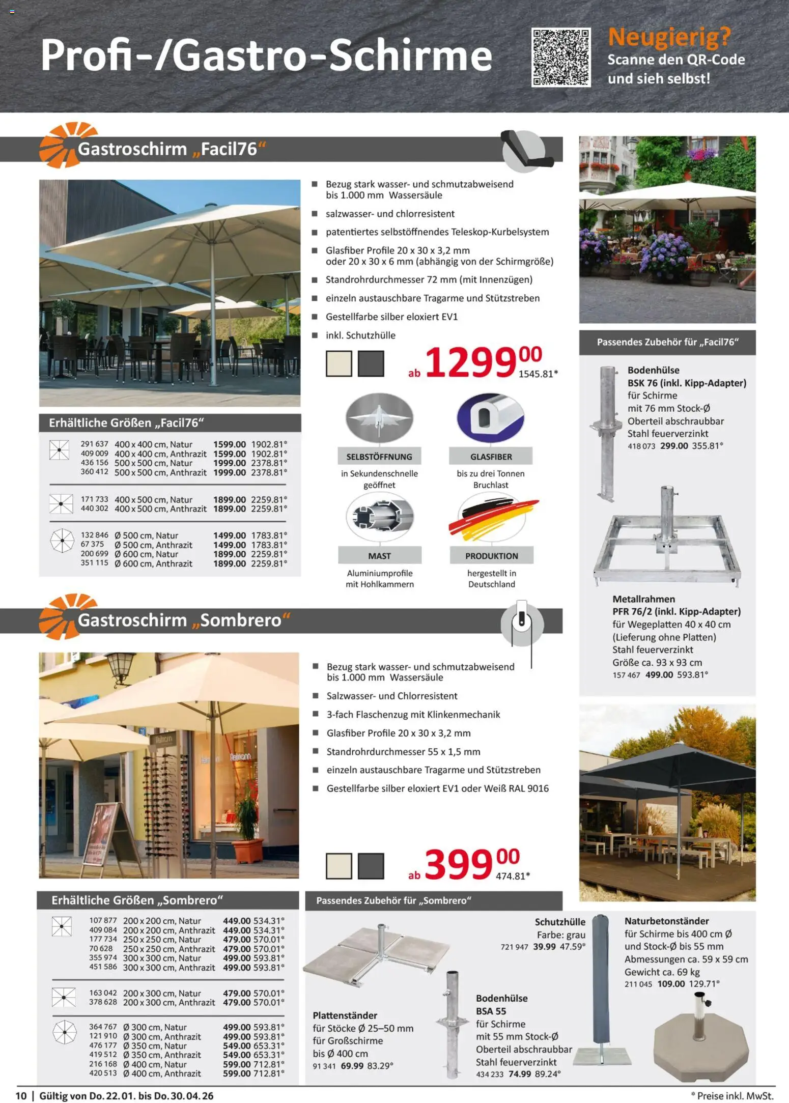 Selgros Außengastronomie – gültig ab 22.01.2026 | Seite: 10 | Produkte: Gewicht, Wasser