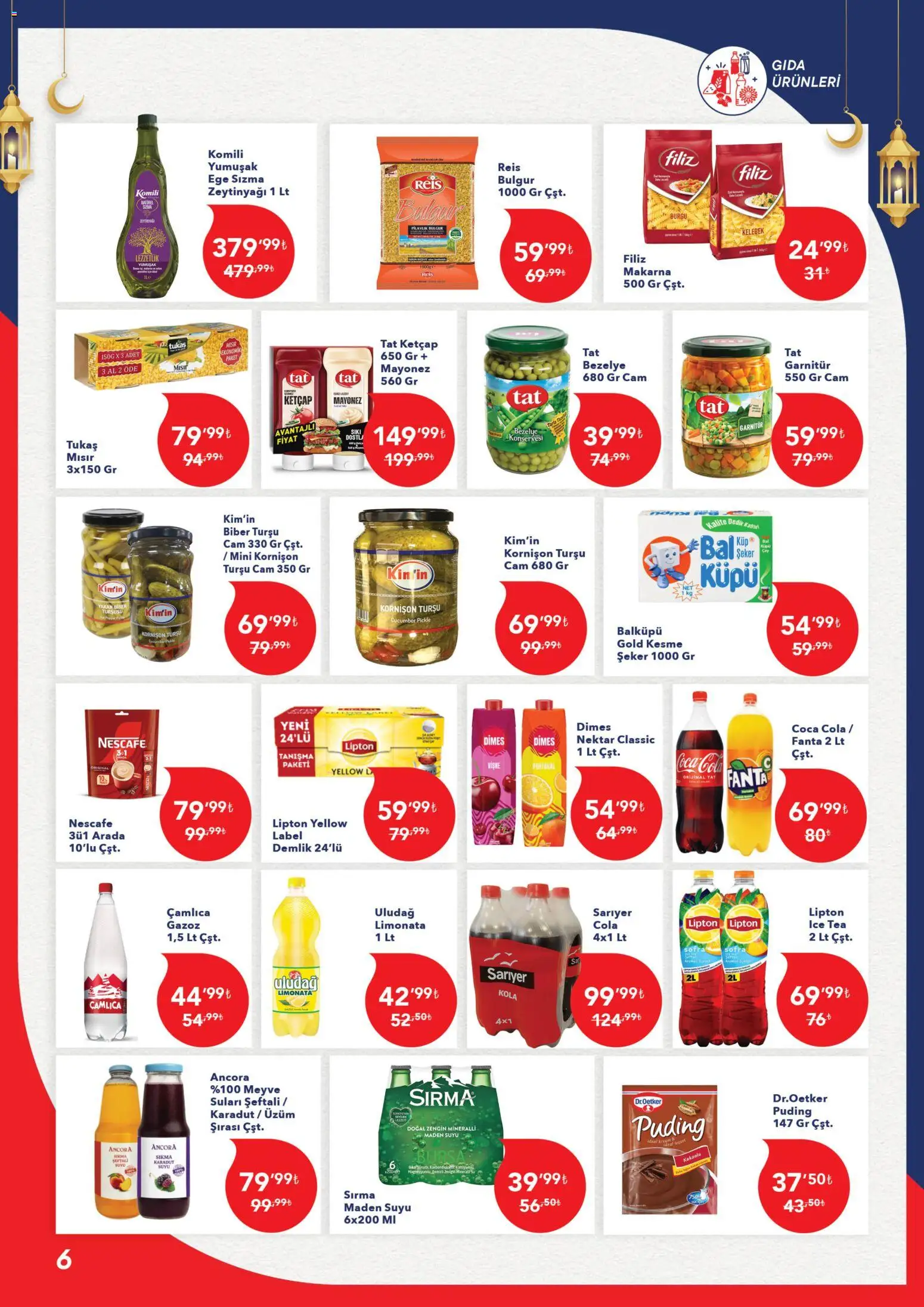 Kim Market Katalog - Marmara Insert - 12.02.2026 tarihinden itibaren geçerlidir | Sayfa: 6 | Ürünler: Limonata, Şeker, Makarna, Bezelye