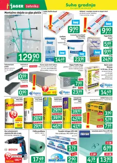 Jager katalog akcije – veljaven od 28.01.2026 | Stran: 6 | Izdelki: Kos, Folija, Lepilo, Beton
