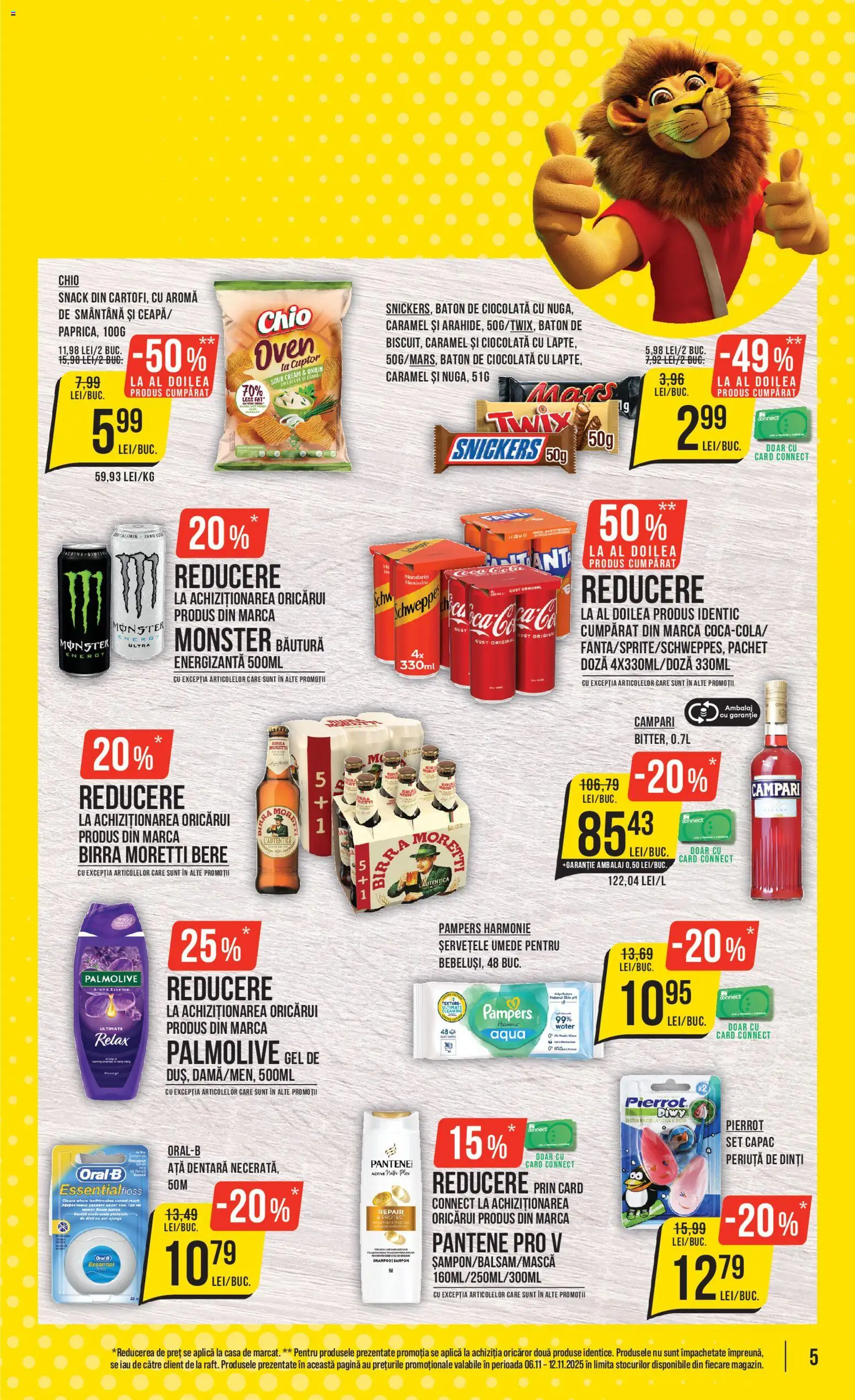 Noul catalog Mega Image – valabil de la 06.11.2025 | Pagină: 5 | Produse: Cuptor, Șampon, Bere, Smântână