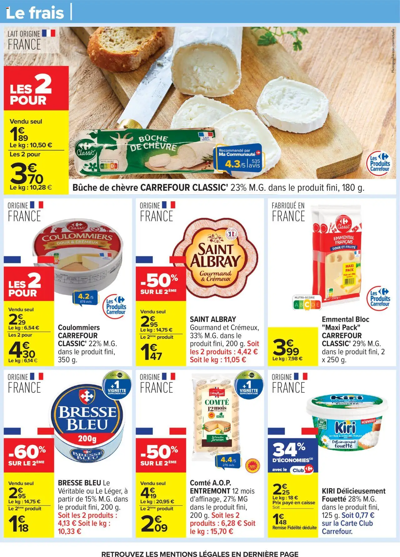 {H1} | Page: 24 | Produits: Emmental, Lait, Crème