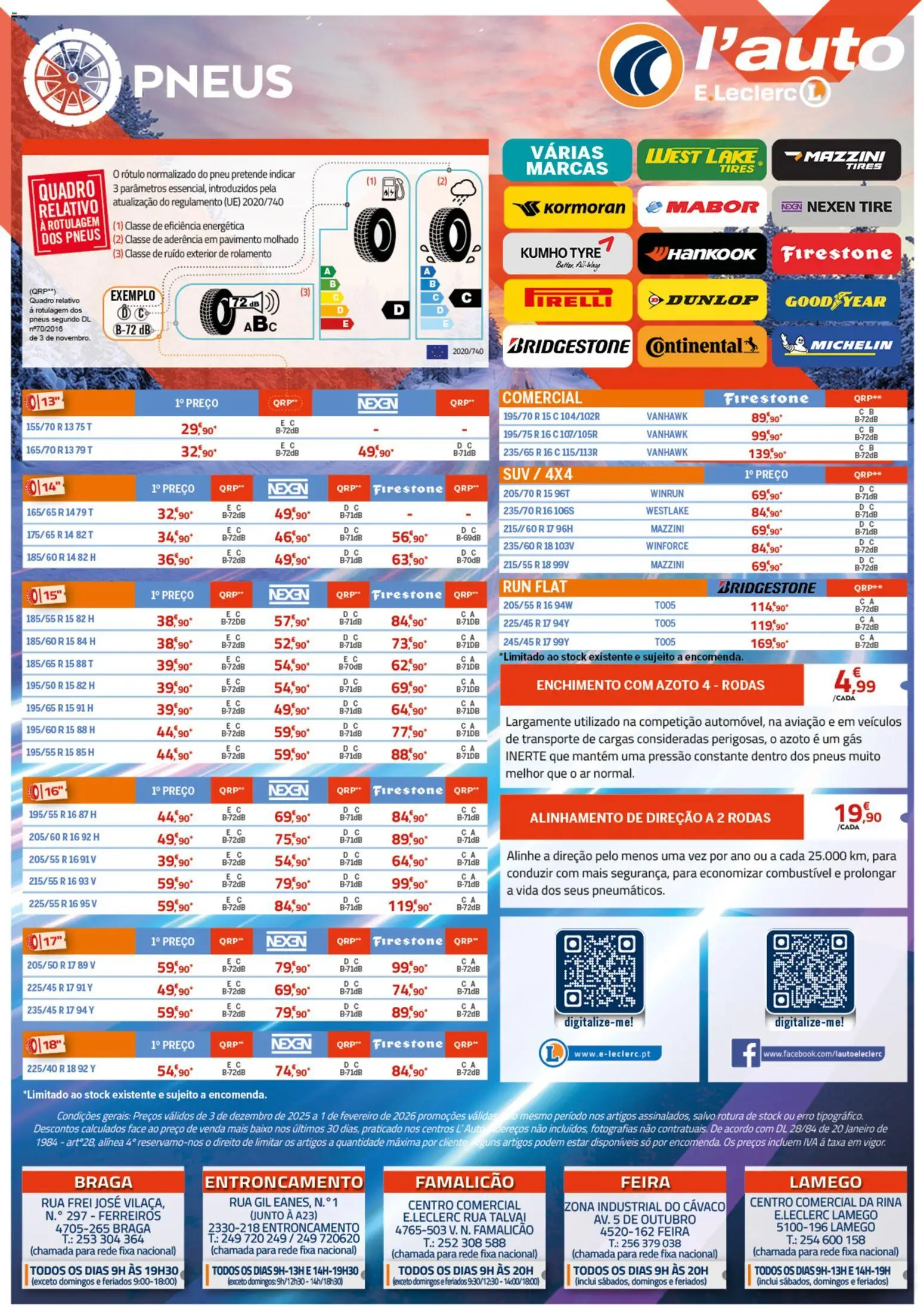 E.Leclerc folheto │ válido de 03.12.2025 | Página: 8 | Produtos: Quadro, Pneu